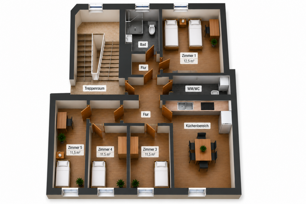 Furnished Private Room - Lübbener Straße, 10997 Berlin | 154-05