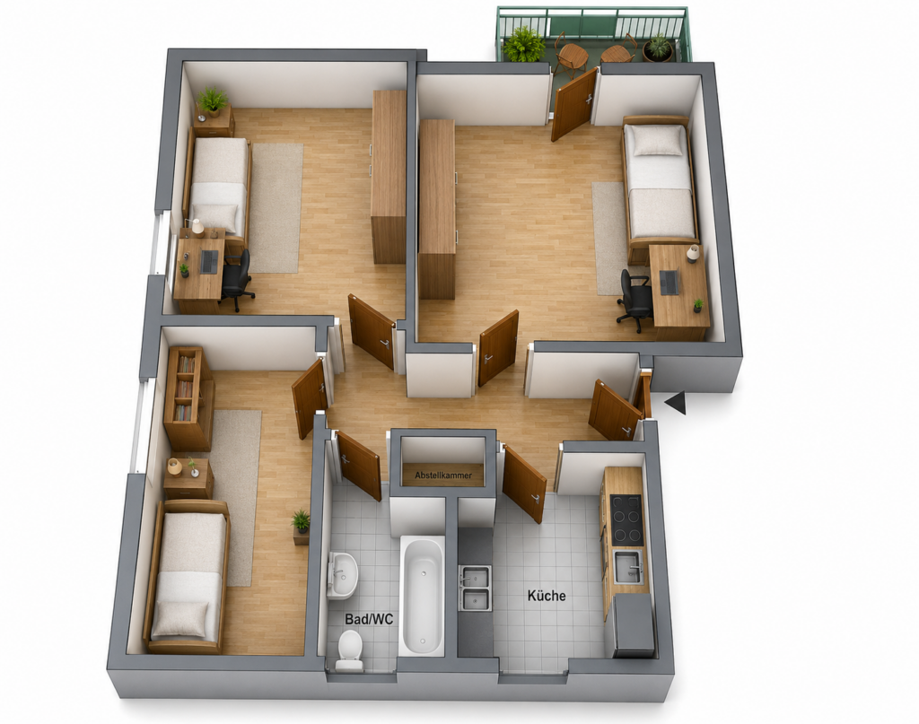 Private Room - Ragazer Straße, 13407 Berlin | 99-03