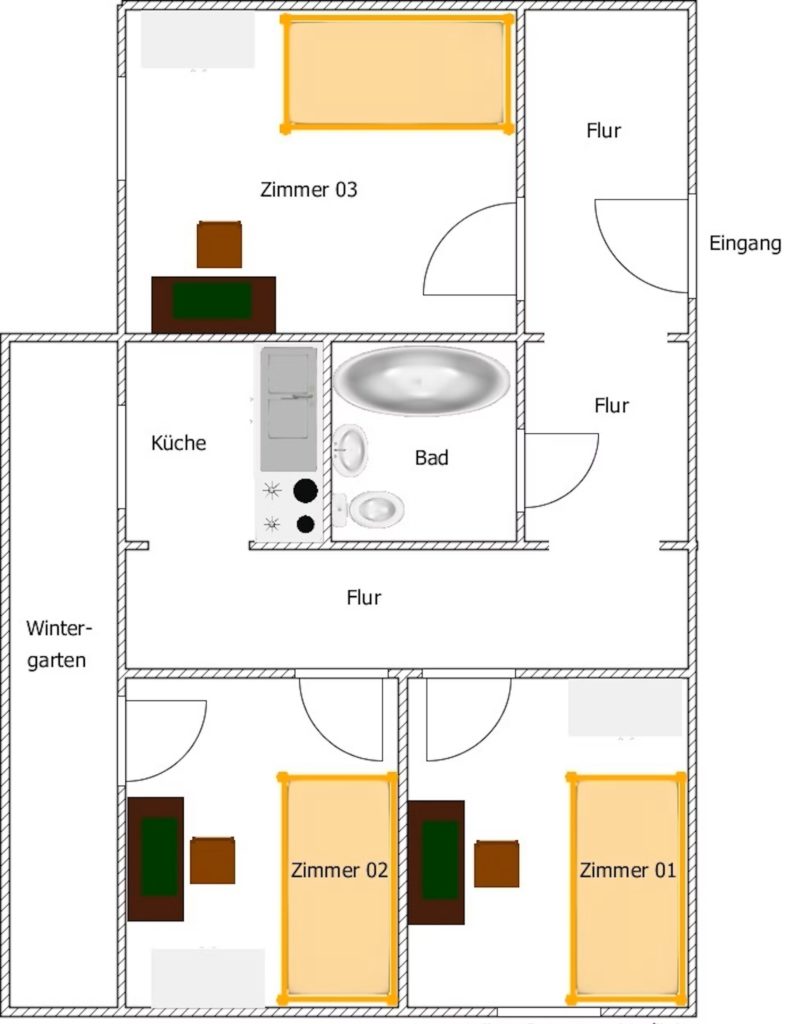 🏡 Furnished Room in Shared Apartment – Stubenrauchstraße, Berlin (12487) I 176-03/02