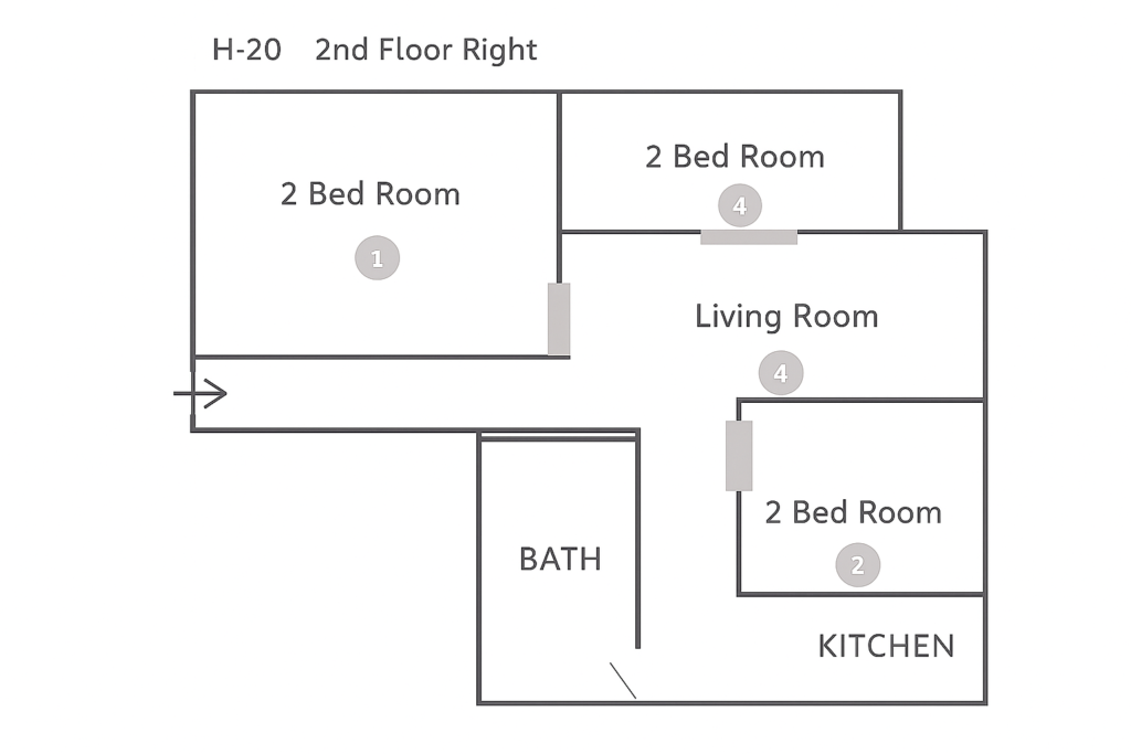🏠 Shared Room for Rent in 3-Bedroom Apartment | Adlershof, Berlin 12489, 401-03/01