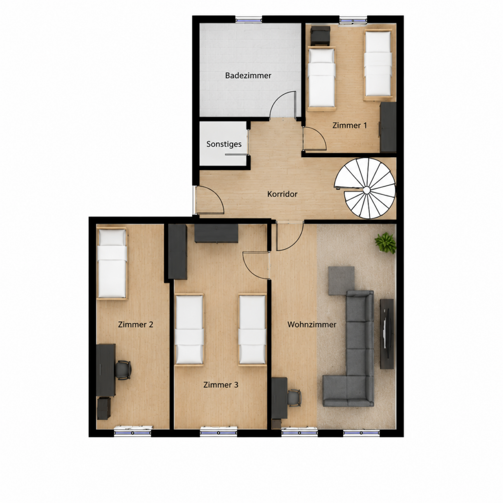 Friends Room for Two  – Waldstraße, 10551 Berlin I 173-02/01
