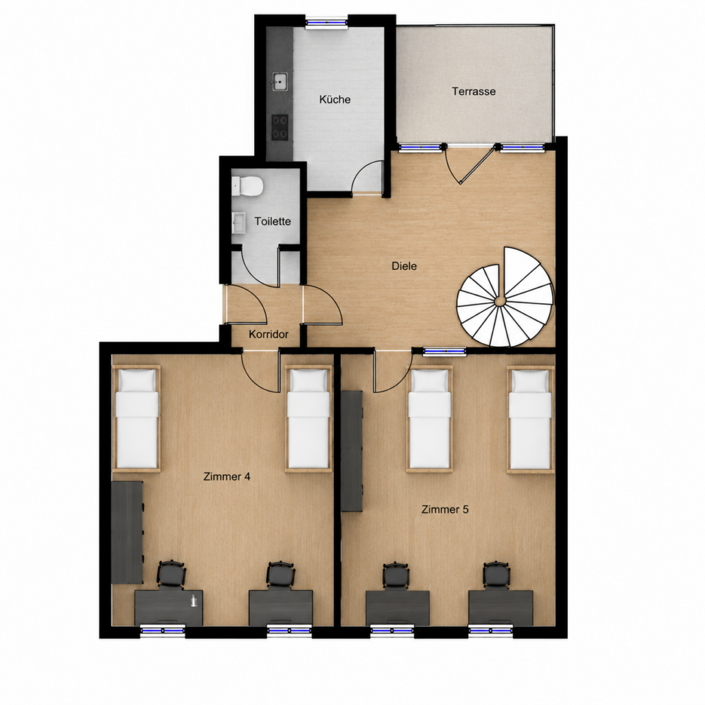 Friends Room for Two – Waldstraße, 10551 Berlin I 173-04/01