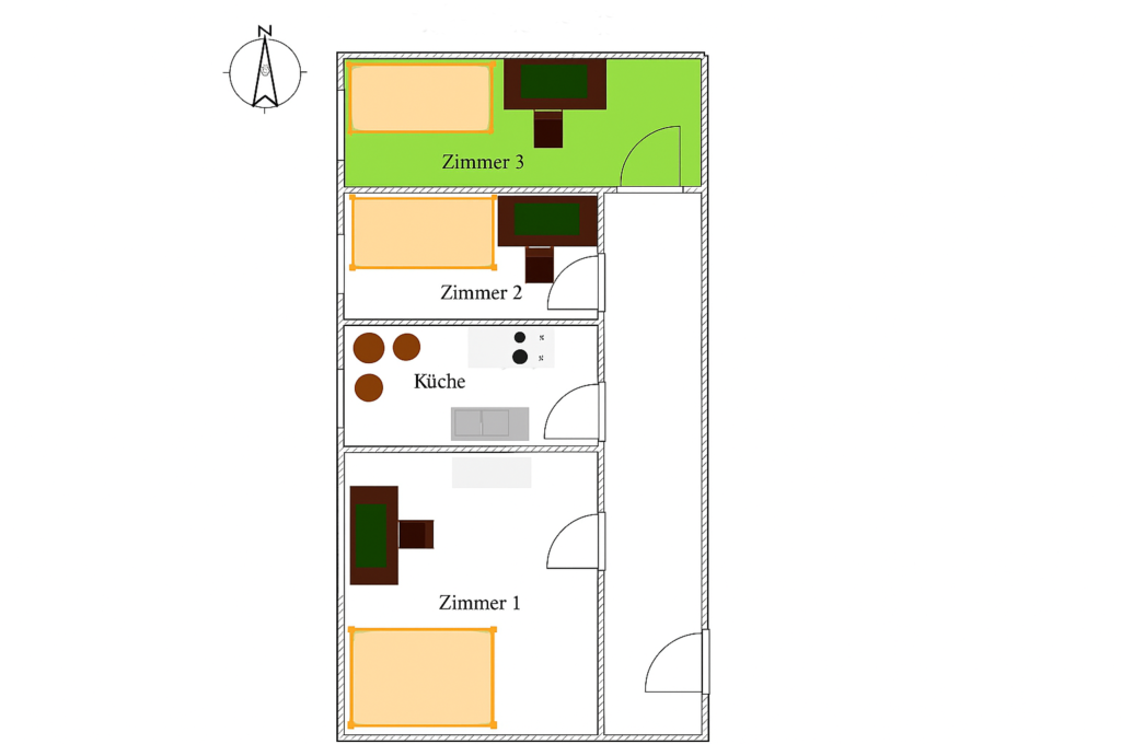 🏠 Affordable Private Room near Boddinstraße Metro – Neukölln I 94-02