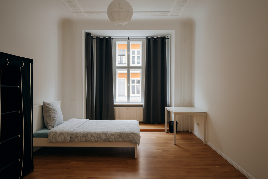 🌍Spacious Private Room in Berlin-Neukölln I 166-03/03