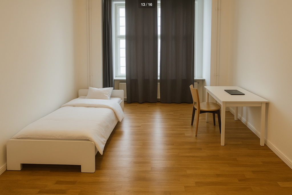 🌍Spacious Private Room in Berlin-Neukölln  I 166-02
