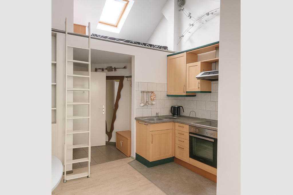 🏡 Bright 2-Person Shared Room in a Top-Floor Apartment – Adlershof, Berlin | 402-01/02