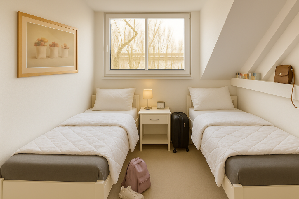 🏡 Bright 2-Person Shared Room in a Top-Floor Apartment – Adlershof, Berlin | 401-03/01