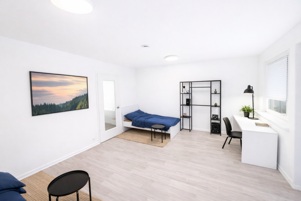 🌍Comfortable Shared Room in Modern Apartment – Leipzig-Leutzsch (4th Floor) | LZ201-03/01