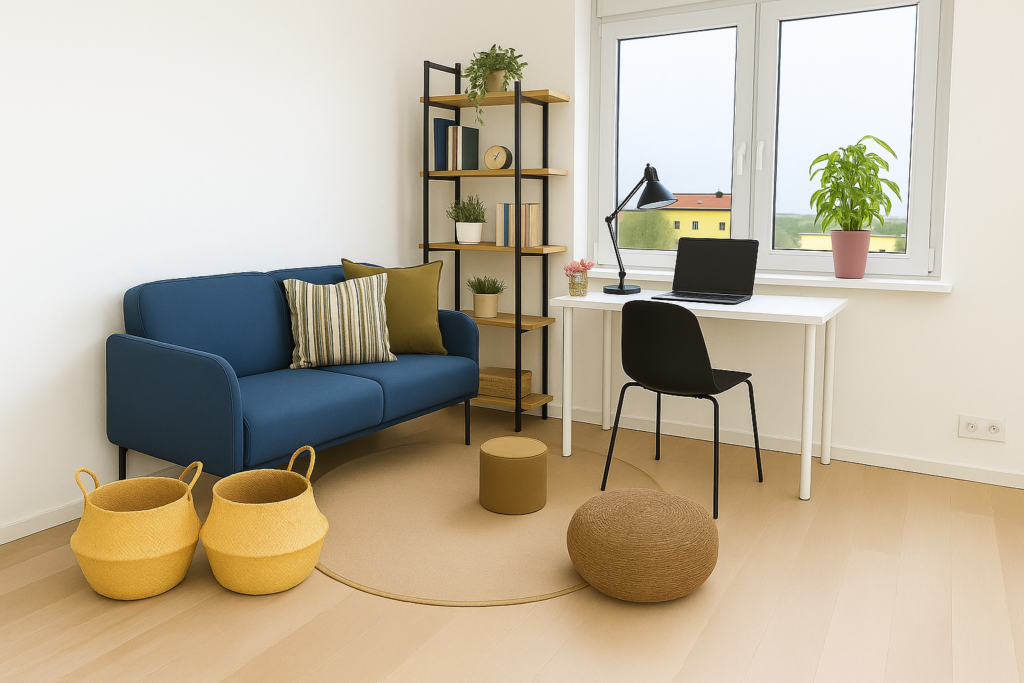 💑 Modern Studio Apartment for Couples in Leipzig-Grünau – Available from August 1, 2026 | 701