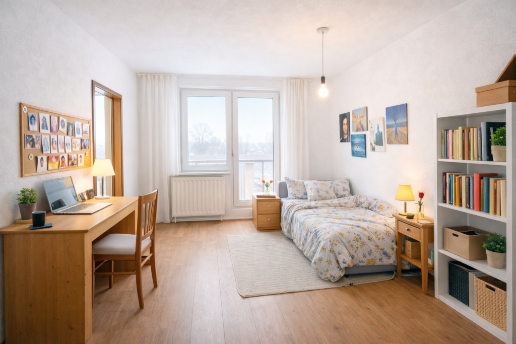 Bright Furnished Room in Leipzig-Grünau | 5th Floor | August 2026
