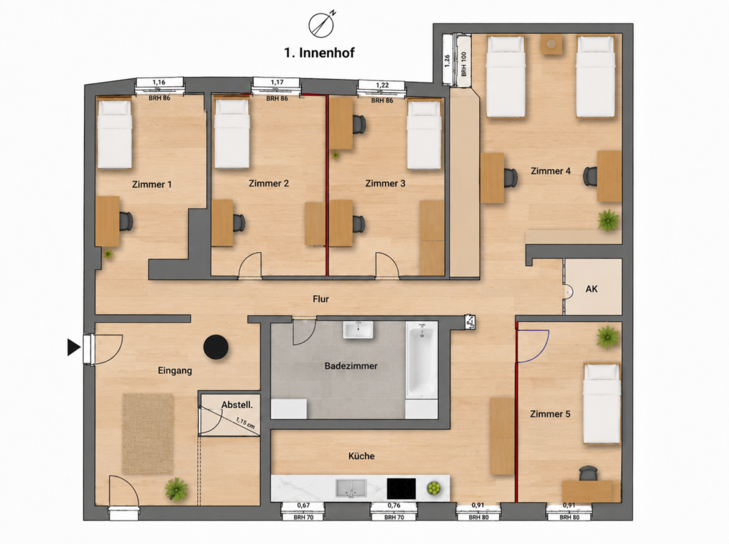 Friends Room for 2 - Hauptstraße, 10827 Berlin | 126-04/02