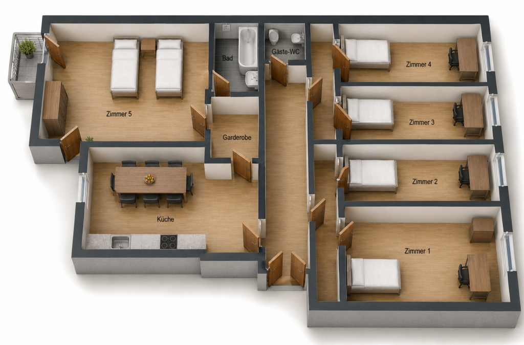 Furnished Private Room - Wilsnackerstraße, 10559 Berlin | 2200-02