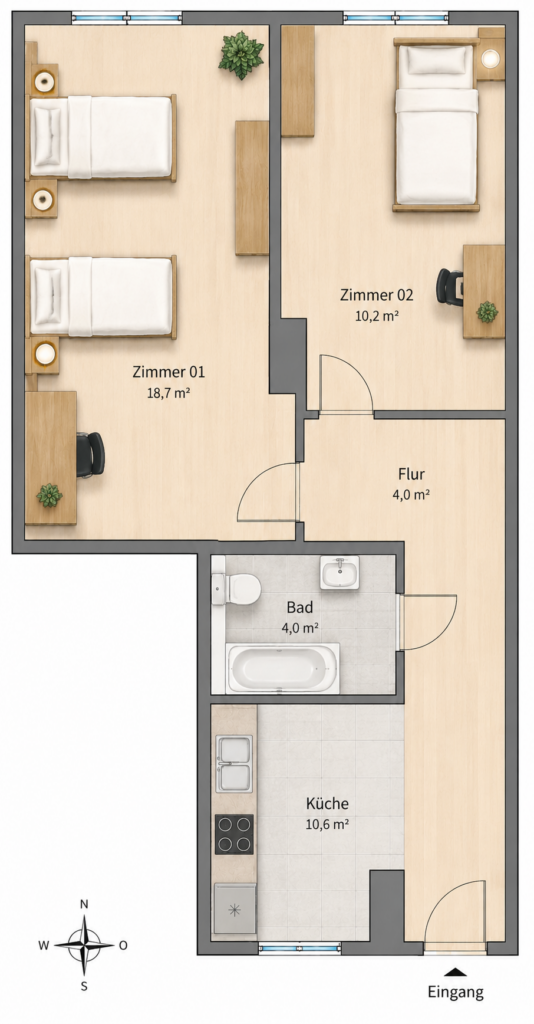 Private Room - Hauptstraße, 10827 Berlin | 153-01