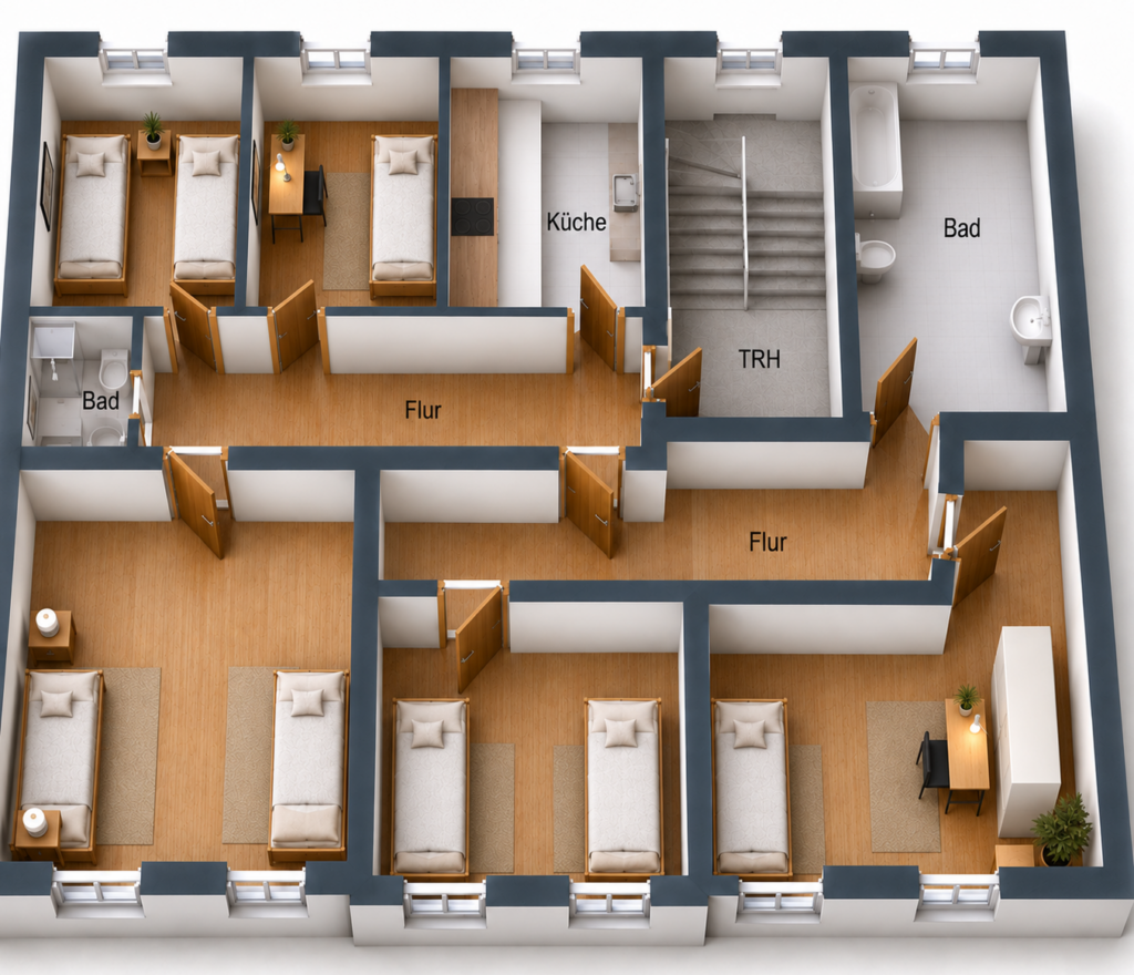 Friends Room for 2 – Hackenbergstraße, 12489 Berlin | 501-04/02